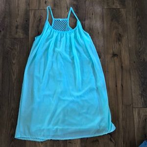 Turquoise dress